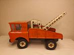 Vintage Rico Metalen Vrachtwagen met Kraan, Antiek en Kunst, Antiek | Speelgoed, Ophalen of Verzenden