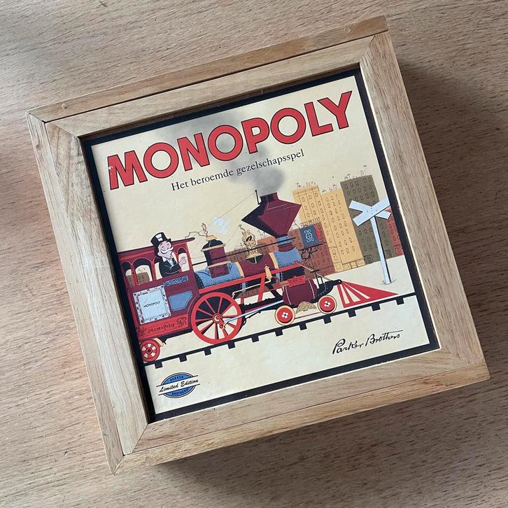 Monopoly Parker Brothers - Vintage Editie, Hobby en Vrije tijd, Gezelschapsspellen | Bordspellen, Zo goed als nieuw, Drie of vier spelers