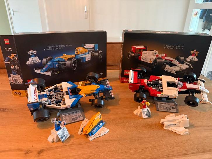 Lego 10353 & 10330 McLaren Senna & Williams Mansell Compleet, Kinderen en Baby's, Speelgoed | Duplo en Lego, Zo goed als nieuw