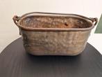 Antiek Koperen Ovale Plantenbak, Antiek en Kunst, Antiek | Koper en Brons, Ophalen, Koper