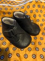 Zwarte leren babyschoentjes - Maat 18, Ophalen of Verzenden, Zo goed als nieuw, Jongetje of Meisje, Schoentjes