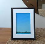 Oil painting Clear Sky Landscape, Framed, 14x19, Ophalen of Verzenden