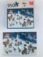 Jumbo legpuzzel 950 stukjes Winter forest, Ophalen of Verzenden, 500 t/m 1500 stukjes, Zo goed als nieuw, Legpuzzel