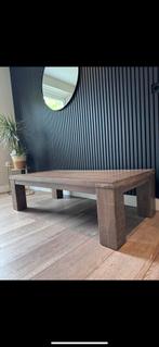 Acacia salontafel 1400x700mm, Ophalen, Gebruikt, 100 tot 150 cm, 50 tot 100 cm