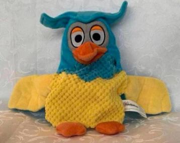Fabeltjeskrant Meneer de Uil handpop poppenkast Pluche Pop beschikbaar voor biedingen