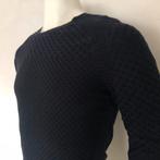 Cast Iron trui - ronde hals - heren donkerblauw, Zo goed als nieuw, Cast Iron, Verzenden, Maat 48/50 (M)