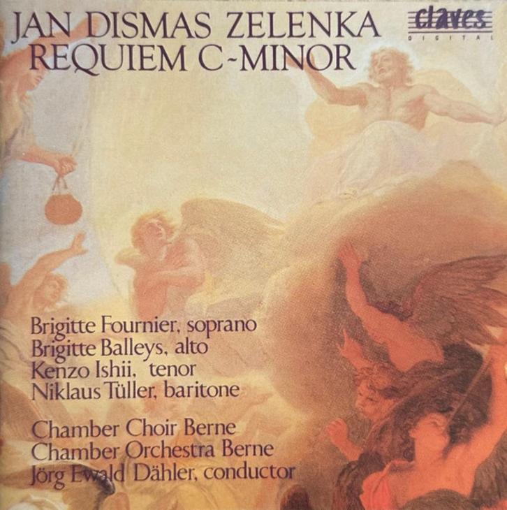 ZELENKA Requiem CD DÄHLER CLAVES, Cd's en Dvd's, Cd's | Klassiek, Gebruikt, Vocaal, Barok, Ophalen of Verzenden