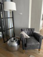 Leren fauteuil van Rivièra Maison., Ophalen, Zo goed als nieuw, 50 tot 75 cm, Leer