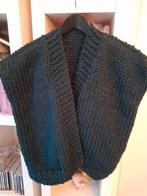 Nieuw handgebreid zwart Gilet model Kiro by Kim, Ophalen of Verzenden, Nieuw, Zwart