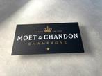 Reclamebord Moët & Chandon Champagne logo 59,5x29,5cm alumin, Verzenden, Nieuw, Reclamebord