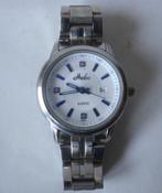 Haibo quartz jongenshorloge of dameshorloge in goede staat, Overige merken, Staal, Staal, Polshorloge