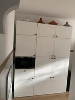 Besta Kast met Inbouw Magnetron, Huis en Inrichting, Kasten | Buffetkasten, Ophalen, Gebruikt, 200 cm of meer, 25 tot 50 cm