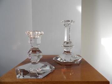 Val st Lambert Kandelaars, Kristal beschikbaar voor biedingen