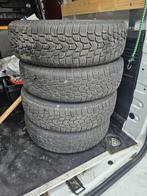 Winterbanden met velgen 155 - 65 - R14, 14 inch, Gebruikt, 155 mm, Banden en Velgen