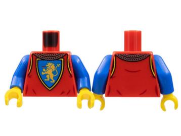 Lego Castle Lion Knights Minifg Torso Soldaten en Ridders beschikbaar voor biedingen
