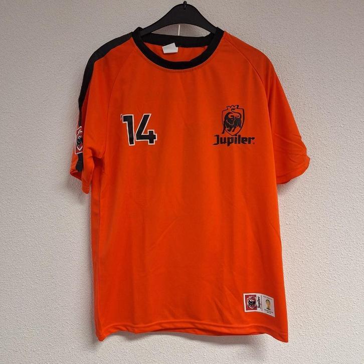 Jupiler oranje shirt “Jup Holland Jup”, 1x maat L, voetbal, Hobby en Vrije tijd, Feestartikelen, Zo goed als nieuw, Overige typen