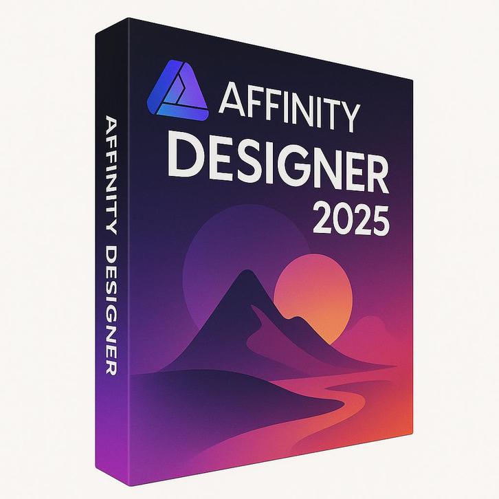 Serif Affinity Designer 2025, Computers en Software, Navigatiesoftware, Nieuw, Landkaarten, Heel Europa, Ophalen