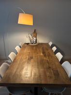 Mangohouten Eettafel 220x100cm - moet weg ivm verhuizing, Huis en Inrichting, Ophalen, Gebruikt, 100 tot 150 cm, 200 cm of meer
