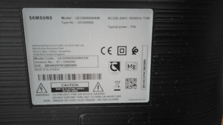 Kleine Samsung 32" ledTV, Audio, Tv en Foto, Televisies, Gebruikt, LED, 80 tot 100 cm, Full HD (1080p), Samsung, 50 Hz, Ophalen