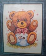 Borduurpatroon baby beer, Hobby en Vrije tijd, Borduren en Borduurmachines, Ophalen, Zo goed als nieuw, Handborduren, Patroon