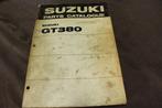 Suzuki GT380 J K  1973 motorcycle parts catalogue Ram Air, Ophalen of Verzenden, Suzuki