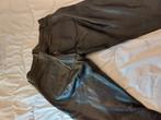 Zwarte leren herenbroek, Kleding | Heren, Broeken en Pantalons, Ophalen, Gedragen, Overige maten, Zwart