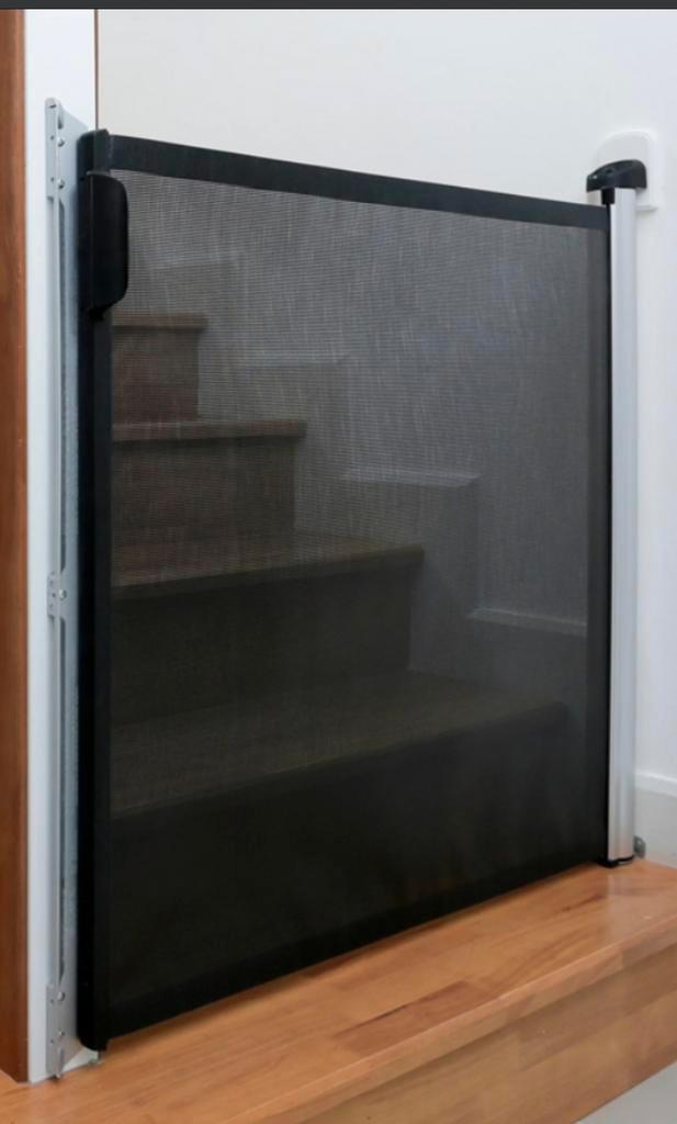 Lascal KiddyGuard Avant traphek oprolbaar z.g.a.n., Kinderen en Baby's, Traphekjes, Zo goed als nieuw, Oprolhekje, Overige materialen