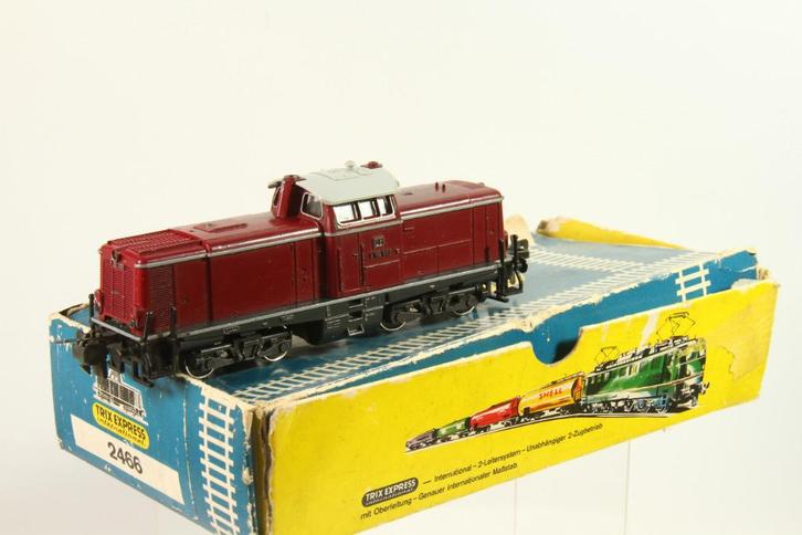 TI 2466 Trix International diesel loc V 100, Hobby en Vrije tijd, Modeltreinen | H0, Gebruikt, Locomotief, Gelijkstroom, Trix