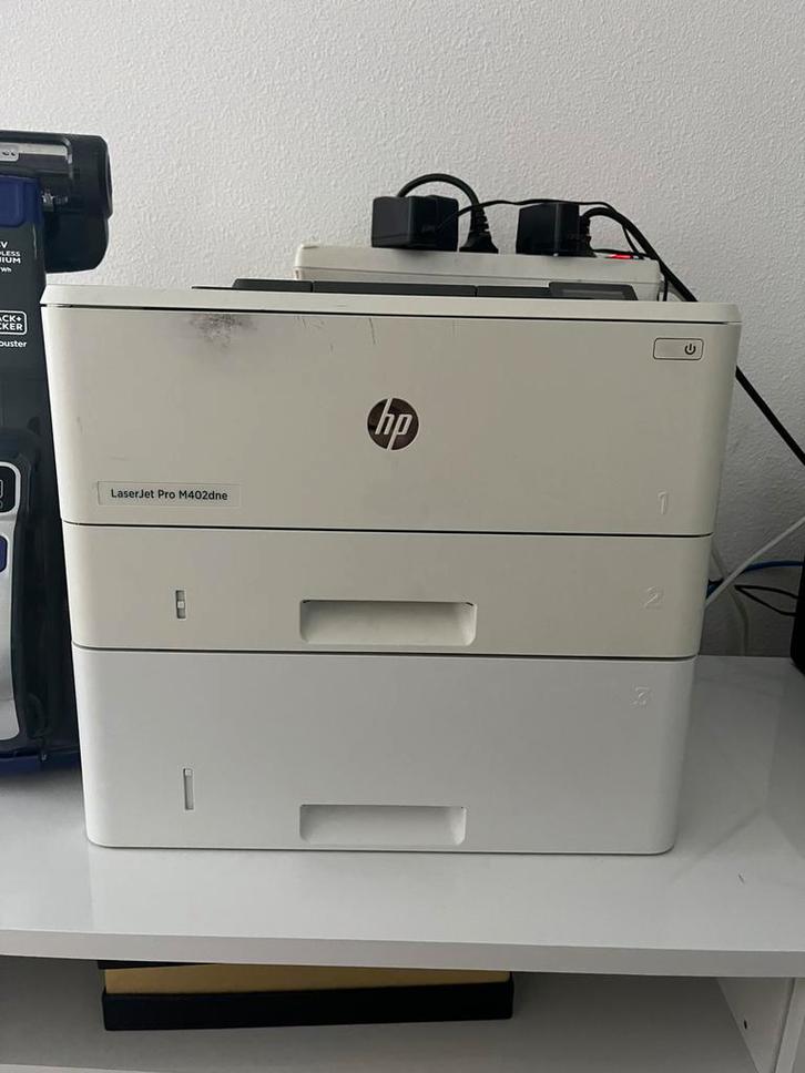 HP LaserJet Pro M402dne zwart-wit laserprinter, Computers en Software, Printers, Gebruikt, Ophalen of Verzenden