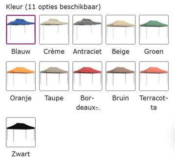 Partytent opvouwbaar paviljoen pagodetent 3x4,5 GRTS BEZORGD beschikbaar voor biedingen