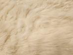 Vintage wool Schapenvacht furry fluffy natural 77x104cm, Huis en Inrichting, 100 tot 150 cm, Zo goed als nieuw, Crème, 50 tot 100 cm
