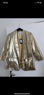 Goud leren colbert, Maat 38/40 (M), Overige kleuren, Estseven, Nieuw