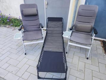 camping balkon ligbed (stoelen verkocht) beschikbaar voor biedingen