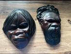 Vintage Aboriginals maskers, Antiek en Kunst, Kunst | Niet-Westerse kunst, Ophalen of Verzenden