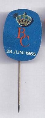Sp21 speldje beatrix en claus 28-6-1965, Verzamelen, Speldjes, Pins en Buttons, Ophalen of Verzenden, Gebruikt, Overige onderwerpen