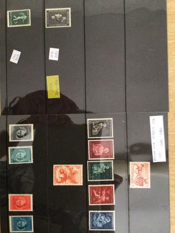 Postfrisse Nederlandse zegels 1939 -1945 beschikbaar voor biedingen
