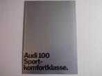 4x Audi 100 brochures folders 1971 1972 1973 1974 NL + D, Ophalen of Verzenden, Zo goed als nieuw, Audi