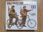 1:35 1/35 Tamiya British Paratroopers & Bicycles Set, Ophalen of Verzenden, Zo goed als nieuw, 1:35 tot 1:50, Figuur of Figuren