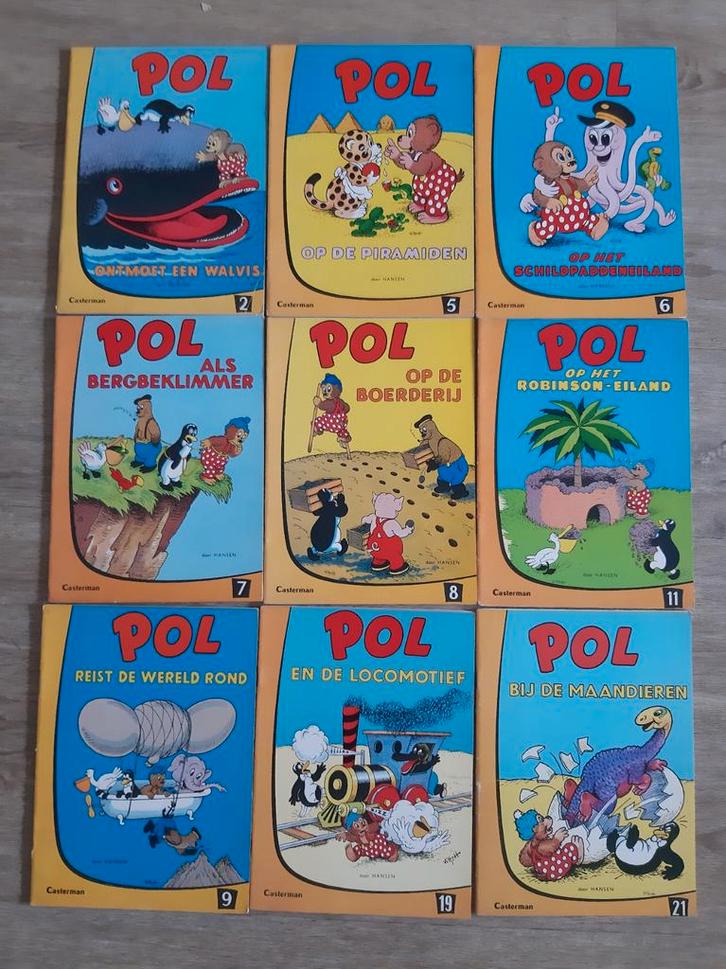 Pol stripboeken   Casterman  door Hansen, Boeken, Stripboeken, Zo goed als nieuw, Meerdere stripboeken, Ophalen of Verzenden