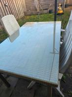 Gratis Tuintafel, Tuin en Terras, Ophalen, Gebruikt, Rechthoekig, Aluminium