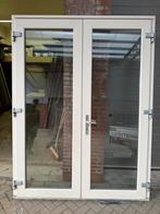 Kunststof openslaande deuren met kozijn, Doe-het-zelf en Verbouw, Deuren en Horren, Ophalen, Glas, 120 cm of meer, 215 cm of meer