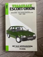 Vraagbaak Ford Escort & Orion MK4 Benzine - Diesel 1987-1990, Auto diversen, Handleidingen en Instructieboekjes, Ophalen of Verzenden