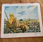 Schoolplaat nr 10 Abraham wordt geroepen. 1950, Antiek en Kunst, Antiek | Schoolplaten, Ophalen of Verzenden