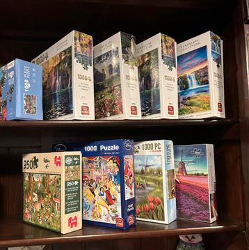Diverse Puzzels - 1000 Stukjes beschikbaar voor biedingen