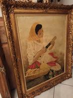 Schilderij  , groot ,  vintage , olieverf op doek ,  mooi, Antiek en Kunst, Kunst | Schilderijen | Klassiek, Ophalen