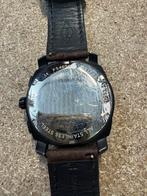 Fossil Herenhorloge Bruin Leer, Overige merken, Staal, Verzenden, Polshorloge