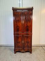Kast, linnenkastje, ééndeurs kast, Louis XVI, Mahonie, Ophalen
