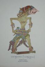 Oude Steendruk Wayang Indonesia 1919, Ophalen of Verzenden