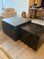 Bijzettafels, Huis en Inrichting, Tafels | Salontafels, Ophalen, 50 tot 100 cm, Rond, Zo goed als nieuw