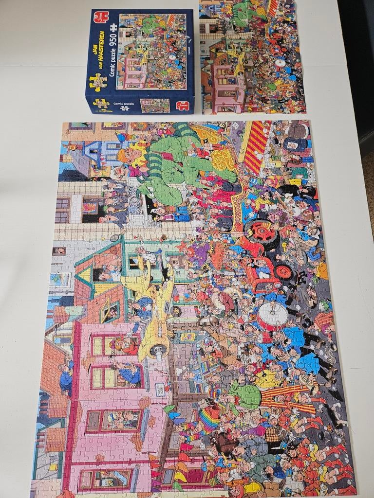 Jan van Haasteren Puzzel - Carnaval, Ophalen of Verzenden, 500 t/m 1500 stukjes, Zo goed als nieuw, Legpuzzel